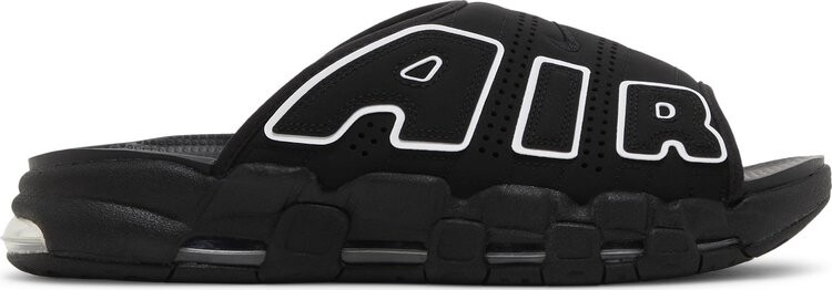 

Кроссовки Air More Uptempo Slide 'Black - Grey Sole', черный