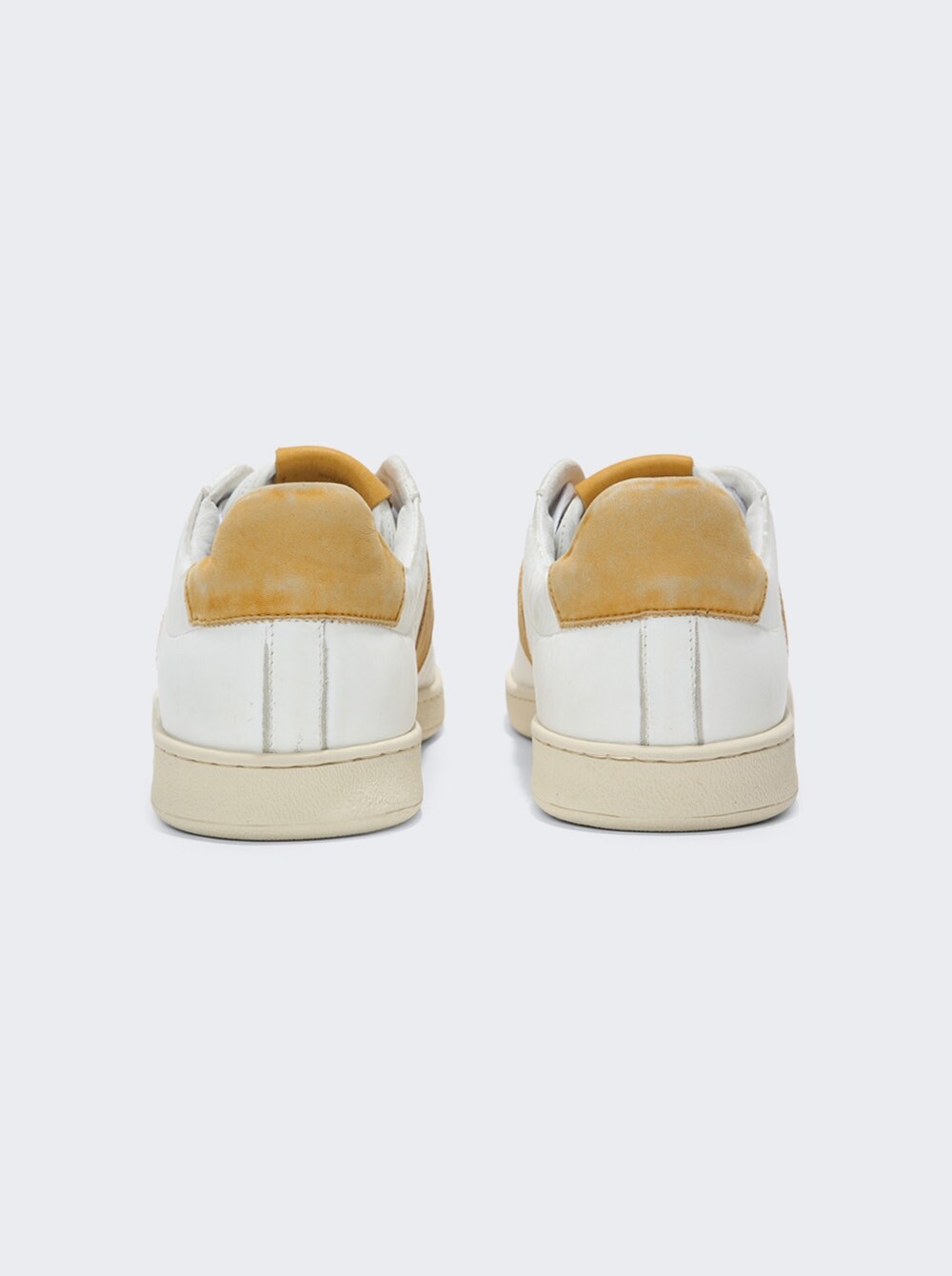 

Кроссовки Court Low Top Бело-Горчичные Rhude, белый