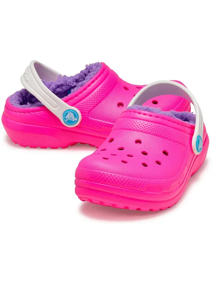 Детские клоги Crocs Pink Crush розово-фиолетовый