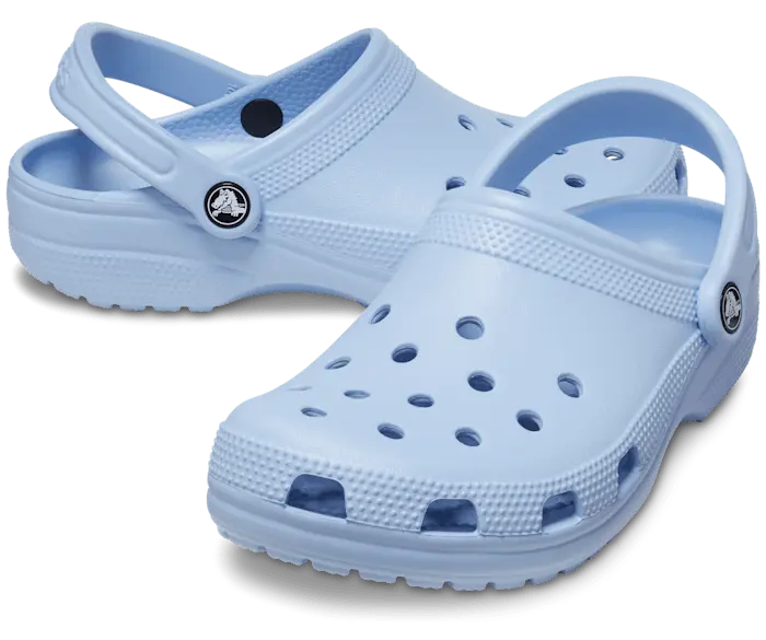 Классические сабо Crocs женские, цвет Blue Calcite — фото 2