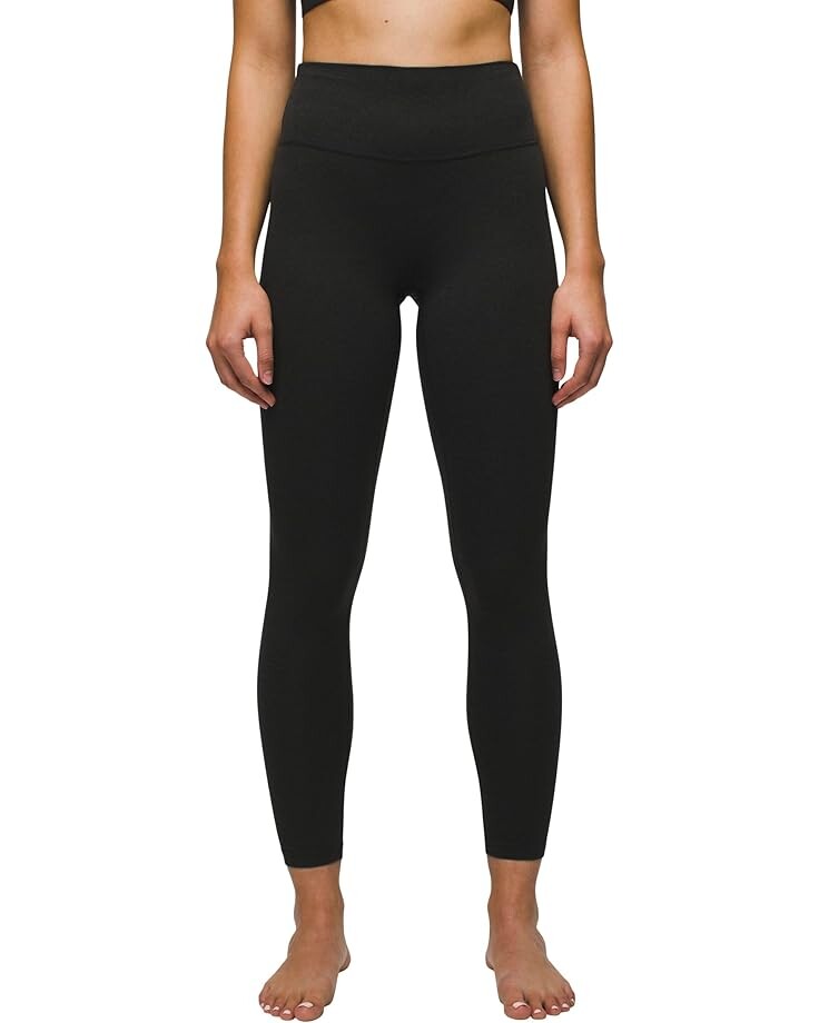 

Брюки Prana Heavana 7/8 Leggings, цвет Black Heather