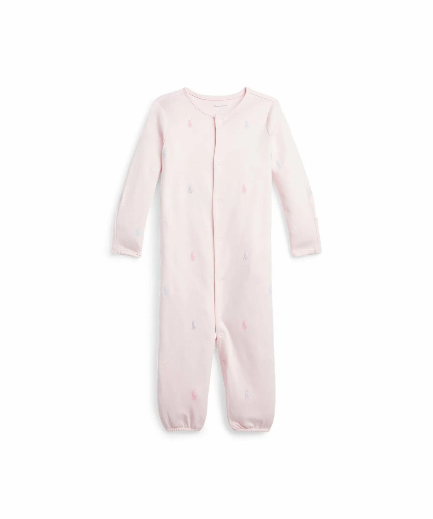 Детский комбинезон-платье с принтом пони по всей поверхности Polo Ralph Lauren, 650 Pink
