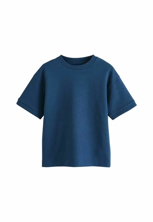 Простая футболка из плотной ткани Next, New Navy Blue