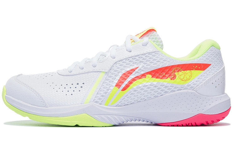 

LINING Лининг Тандер Серия Лайт низкие бадминтонные кроссовки унисекс золотисто-оранжевый лимон