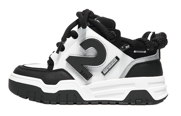 

Амортизирующие противоскользящие кроссовки Low Top Casual Shoes Unisex 2AM, черный белый