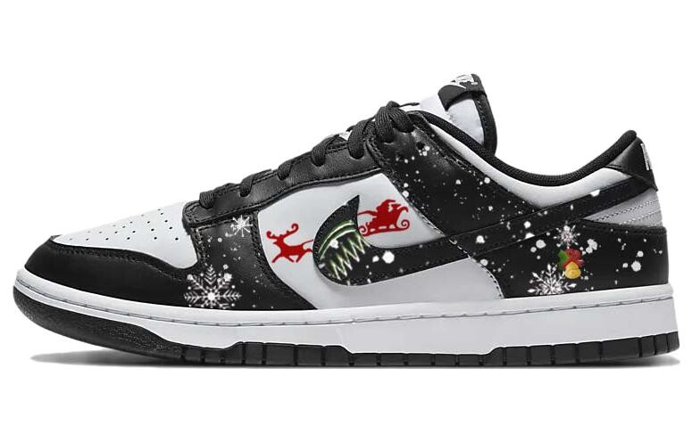 

Кроссовки Nike Dunk Skateboard Shoes Men Low-Top Black White, черный