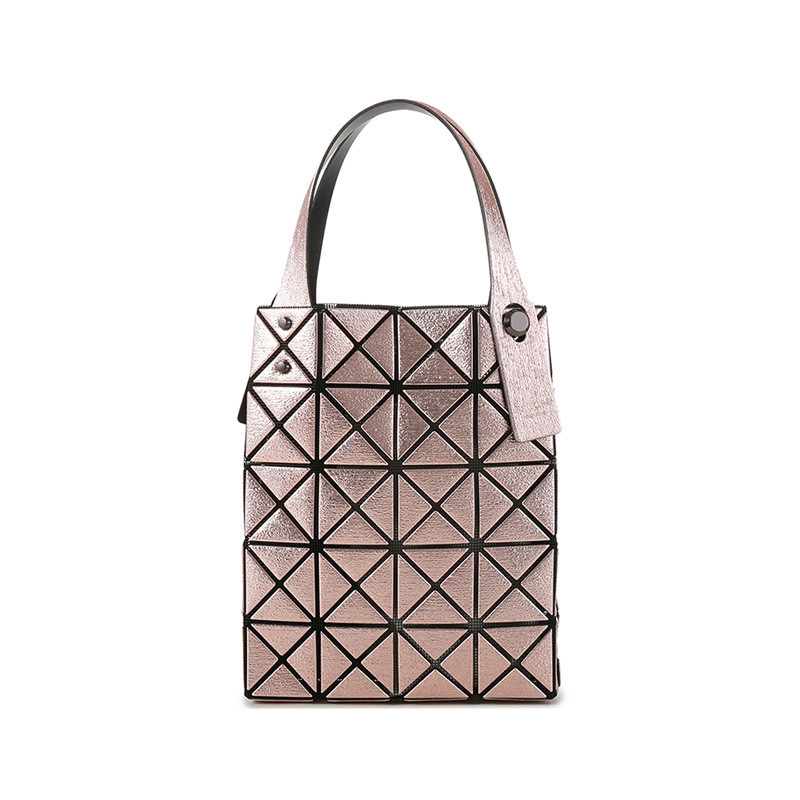 

ISSEY MIYAKE Сумка-тоут PLATINUM COFFRET из полиуретана для женщин, кораллово-розовый