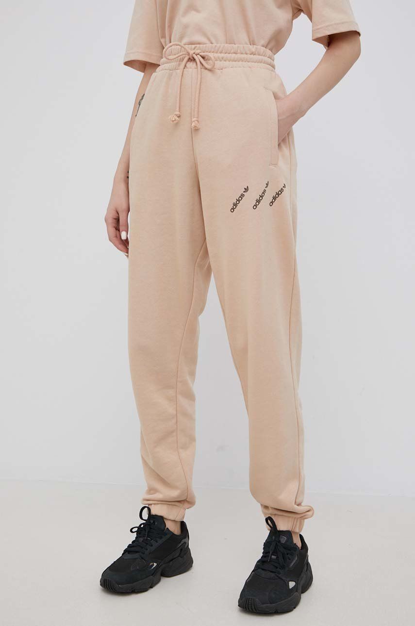 

Брюки adidas Originals, бежевый