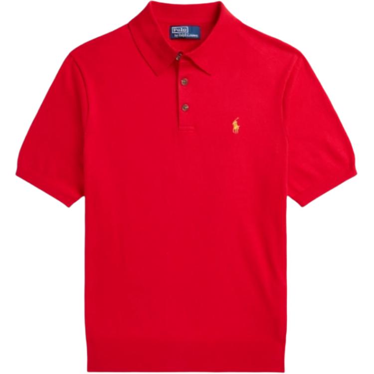 Polo Ralph Lauren Поло для мужчин красное — фото 3