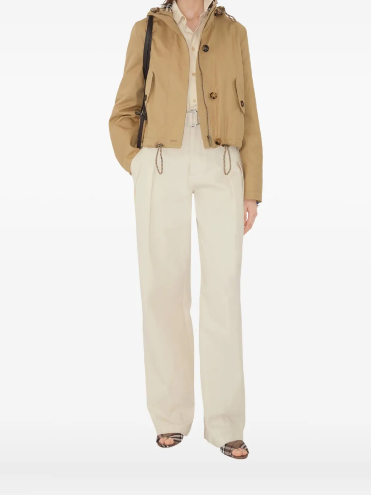 

Пиджак из габардина Burberry, нейтральный