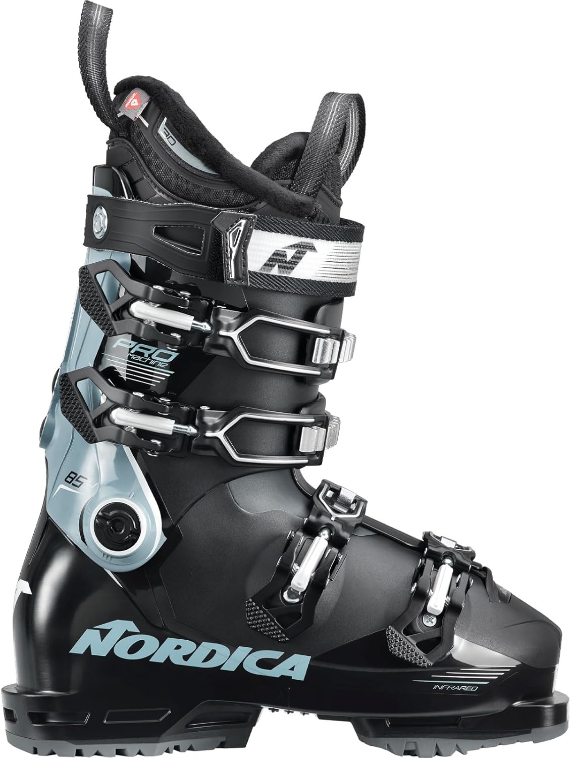 

Женские узкие высокопроизводительные горнолыжные ботинки Nordica Promachine 85 W, Black / Blue / White, Белый, Женские узкие высокопроизводительные горнолыжные ботинки Nordica Promachine 85 W, Black / Blue / White