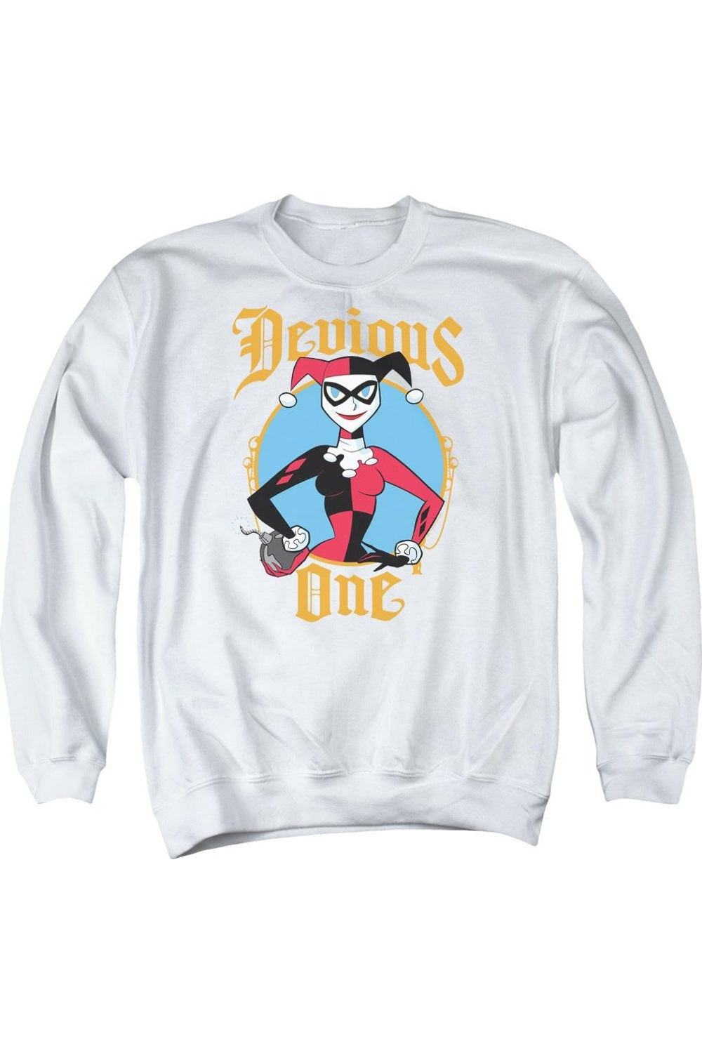 

Толстовка Batman Devious One для взрослых с круглым вырезом Gildan, белый