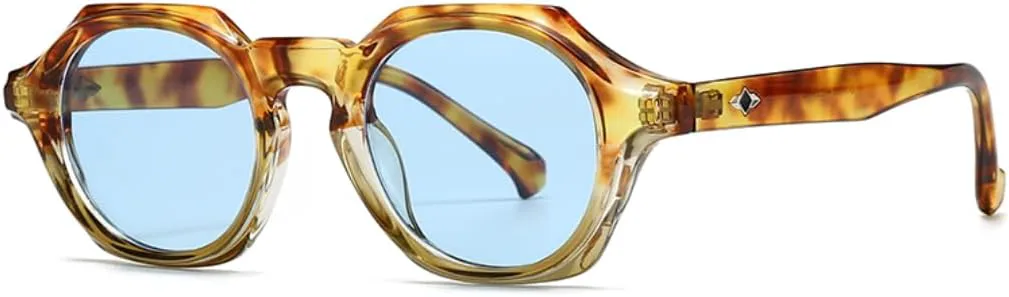 

Солнцезащитные очки с защитой UV400 | Круглая оправа, цветные линзы | Для женщин и мужчин, для занятий спортом на открытом воздухе и вождения DSVIGF, Multi