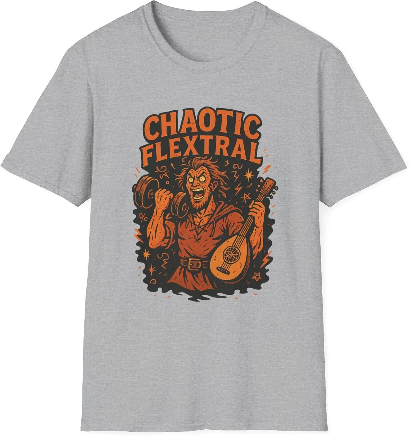 Футболка Chaotic Flextral Unisex Softstyle с принтом для любителей музыки