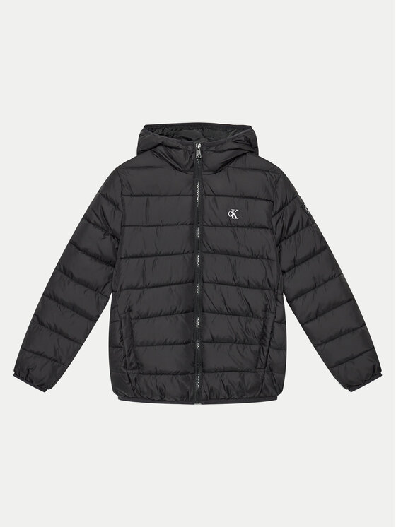 

Зимняя куртка regular fit Inst Logo IB0IB02174 Calvin Klein Jeans, черный