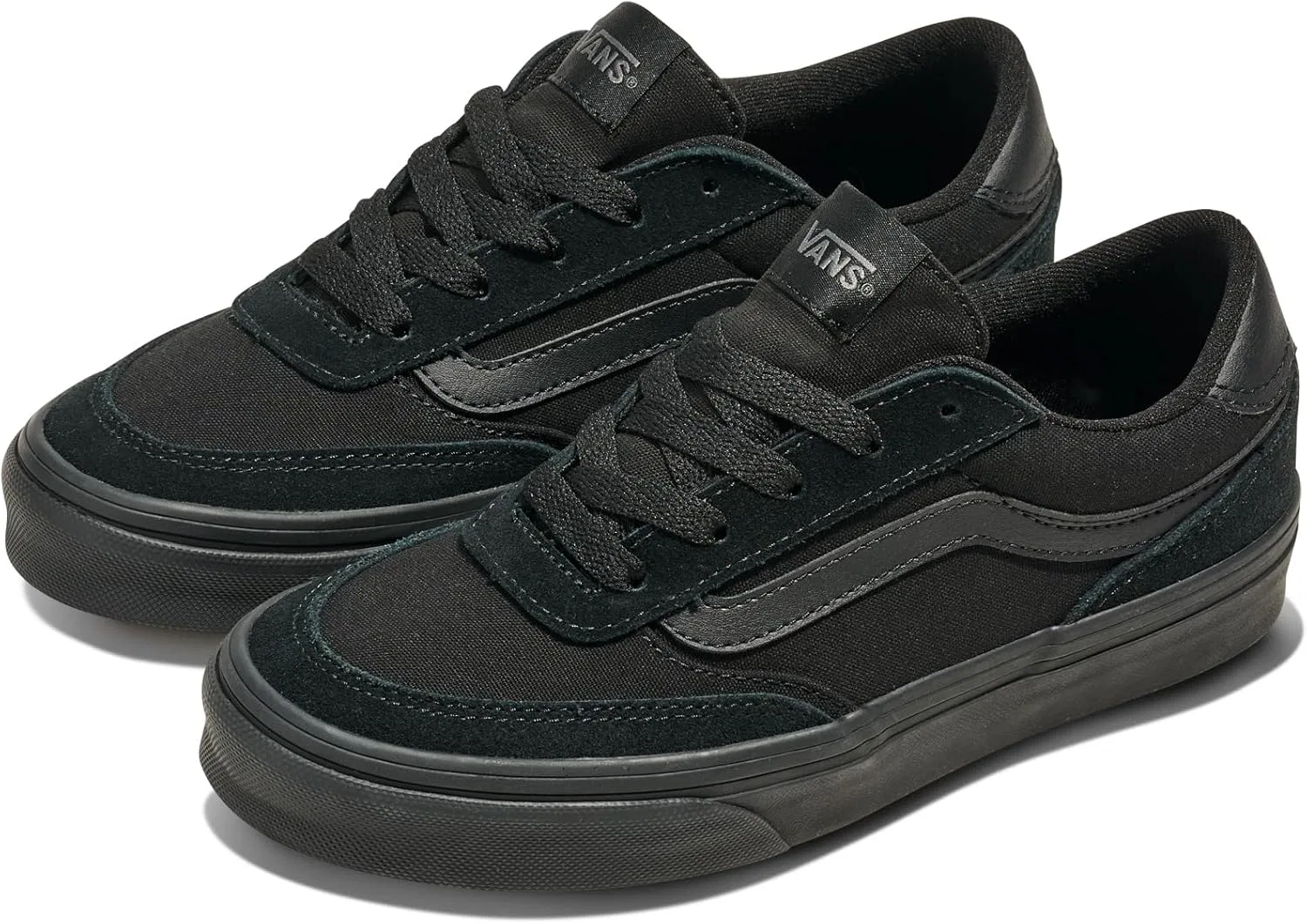 Детские кроссовки Vans Brooklyn LS унисекс, Black — фото 2
