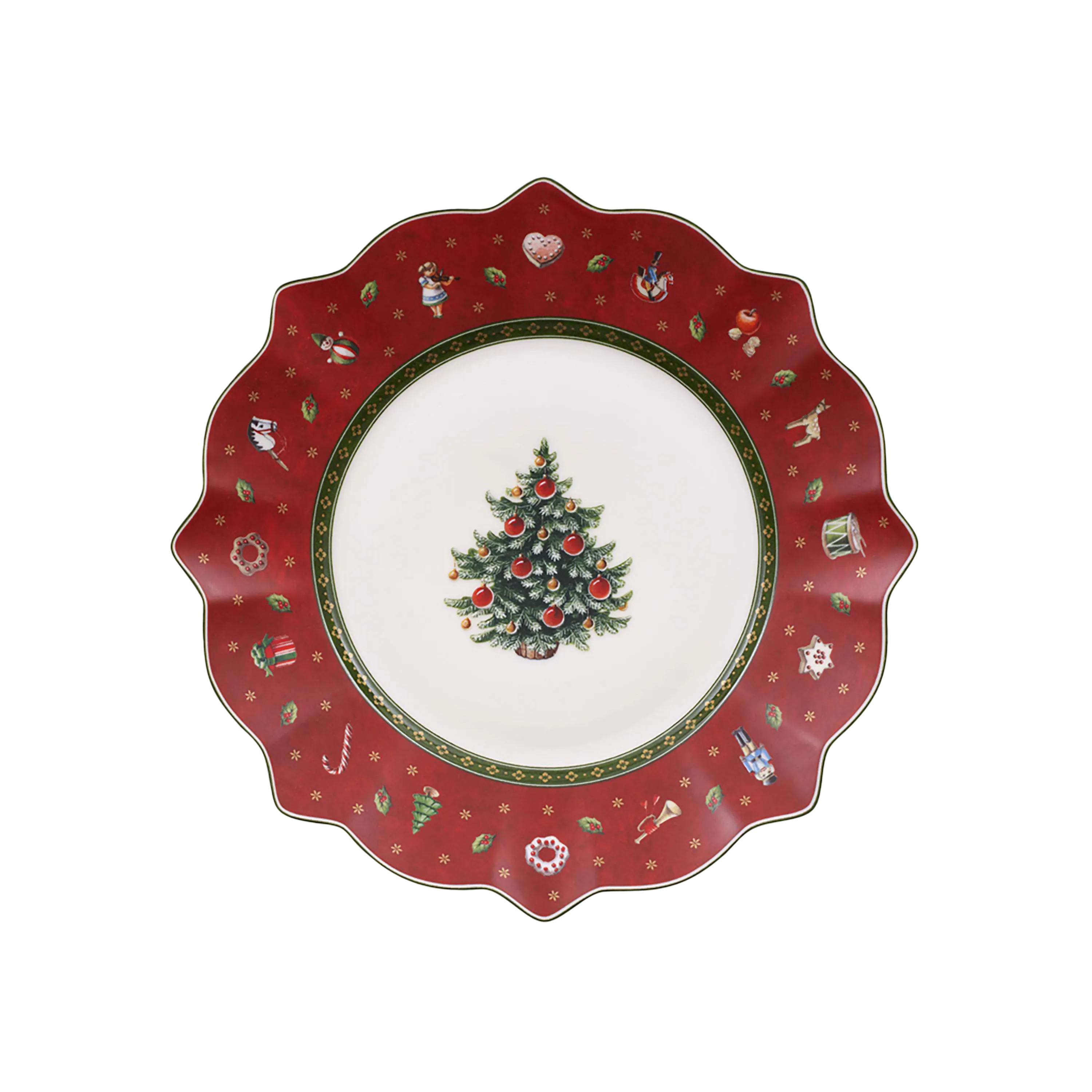 

Тарелка завтрака/десерта Toy's Delight Villeroy & Boch, красно-белый
