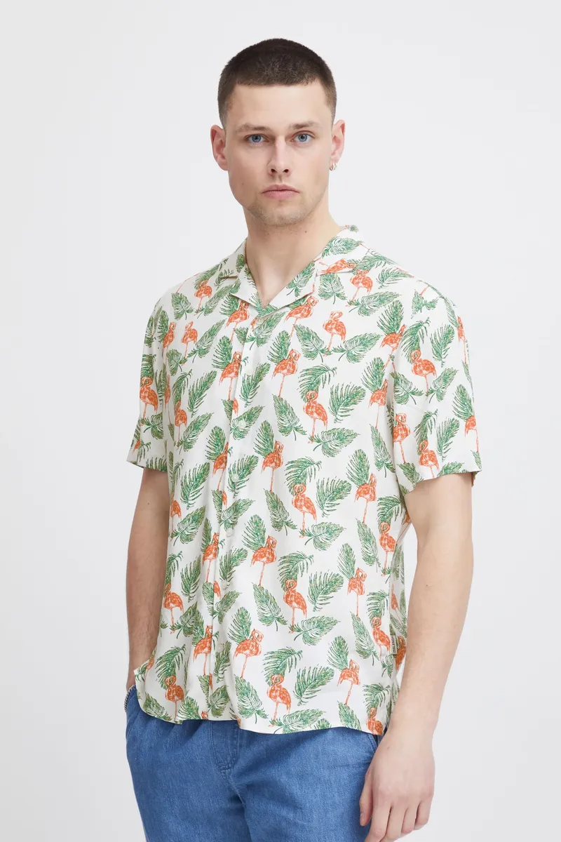 

Рубашка с короткими рукавами из смеси "BLEND BHShirt", белый