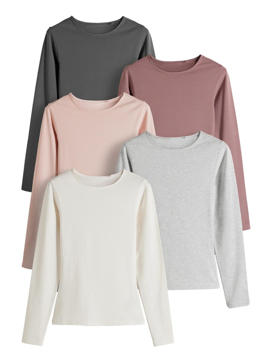 

Рубашка The Set, цвет Cream/Light grey/Dark grey/Mauve/Powder