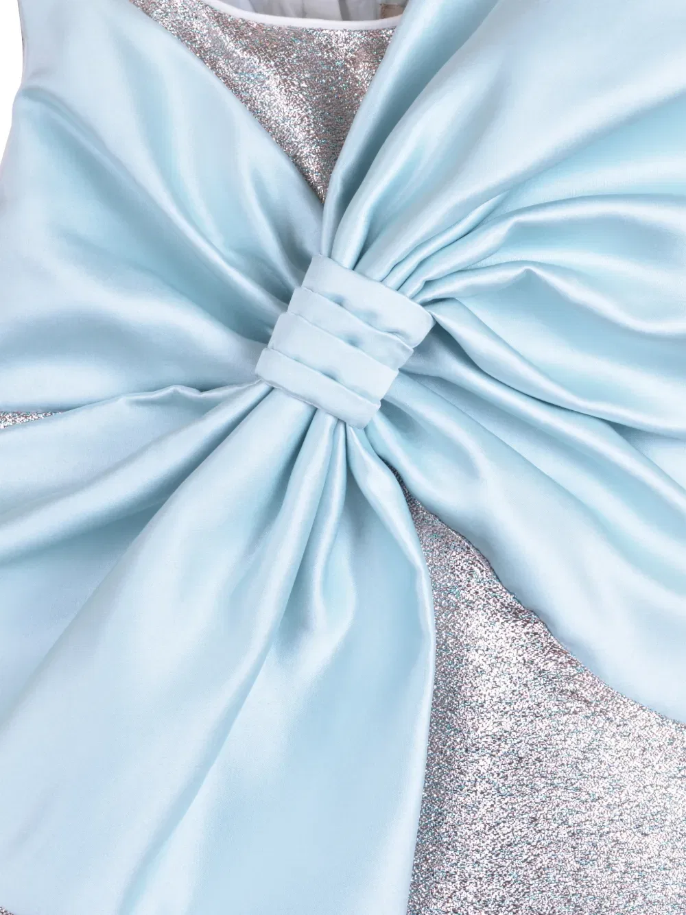 Платье-футляр Giant-Bow Hucklebones London, серебро — фото 3