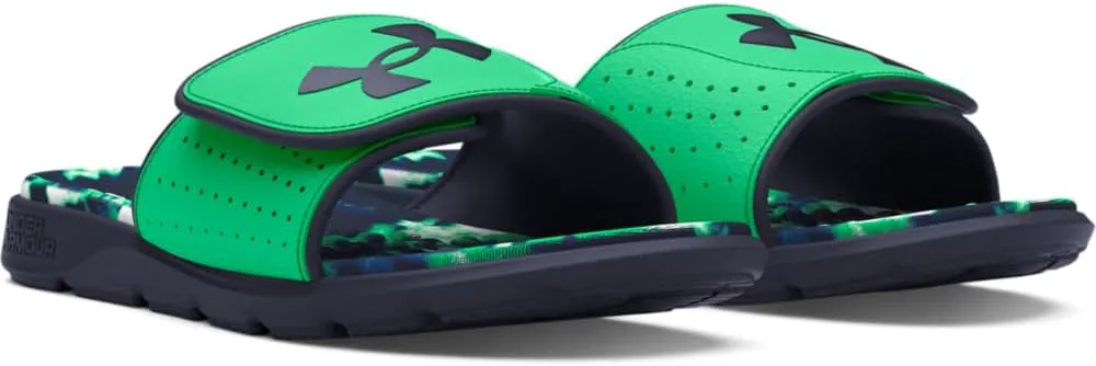 

Мужские сандалии Under Armour Ignite Pro с графическим принтом, темно-синий/зеленый