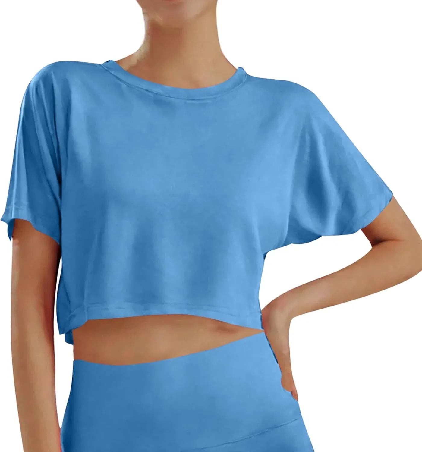 Детская футболка для тренировок, короткий рукав, Generic, Blue