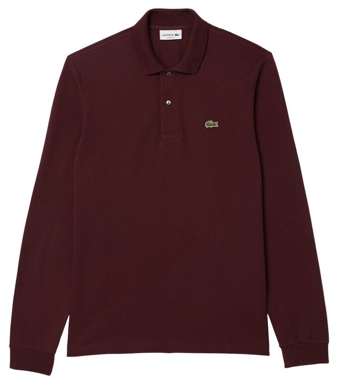 Рубашка поло с длинными рукавами Lacoste, красный