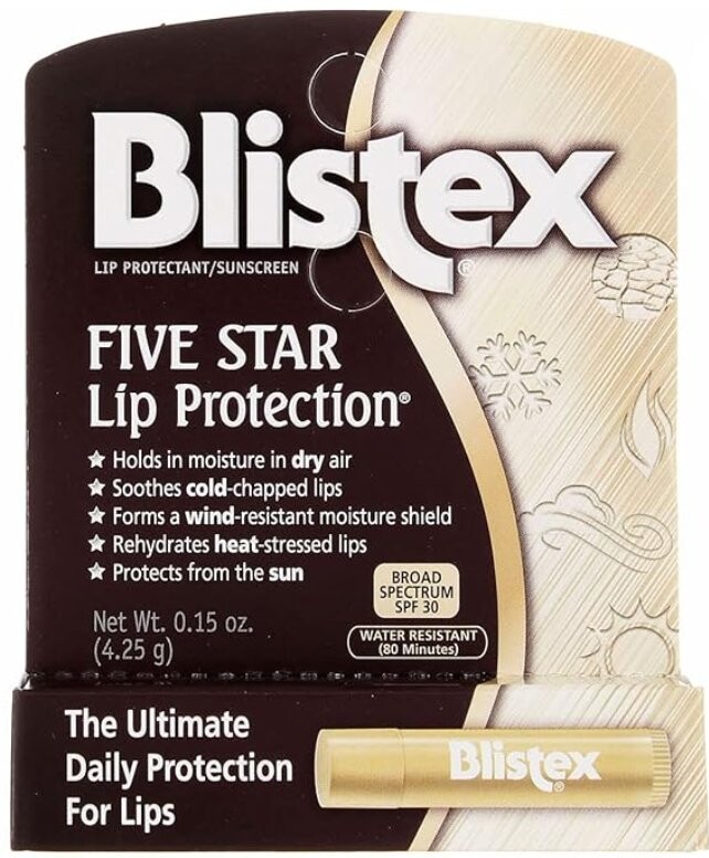 

Blistex, Увлажняющий бальзам для губ Five Star Lip Protection SPF 30, 4,25 г