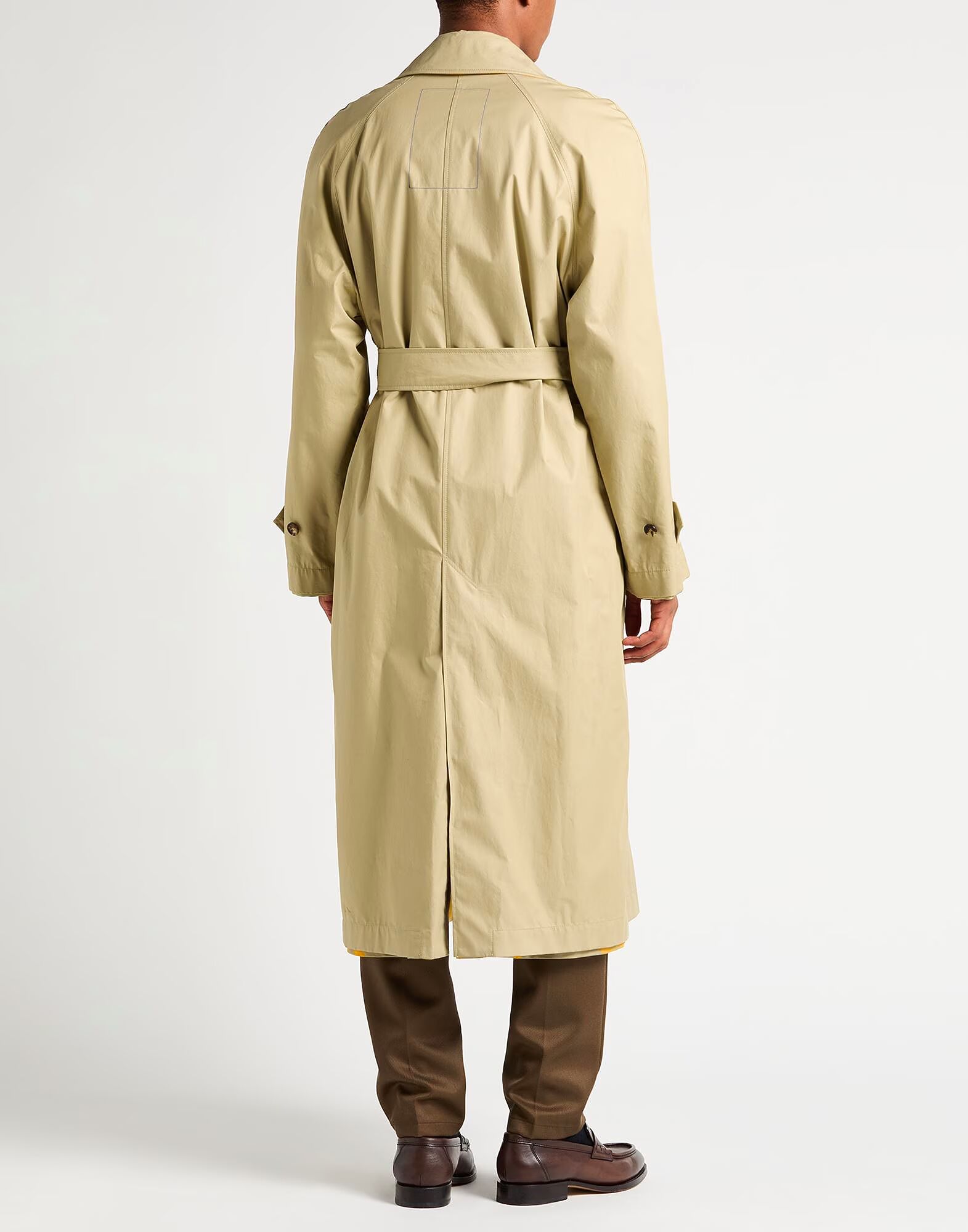 Пальто Burberry, бежевый — фото 4