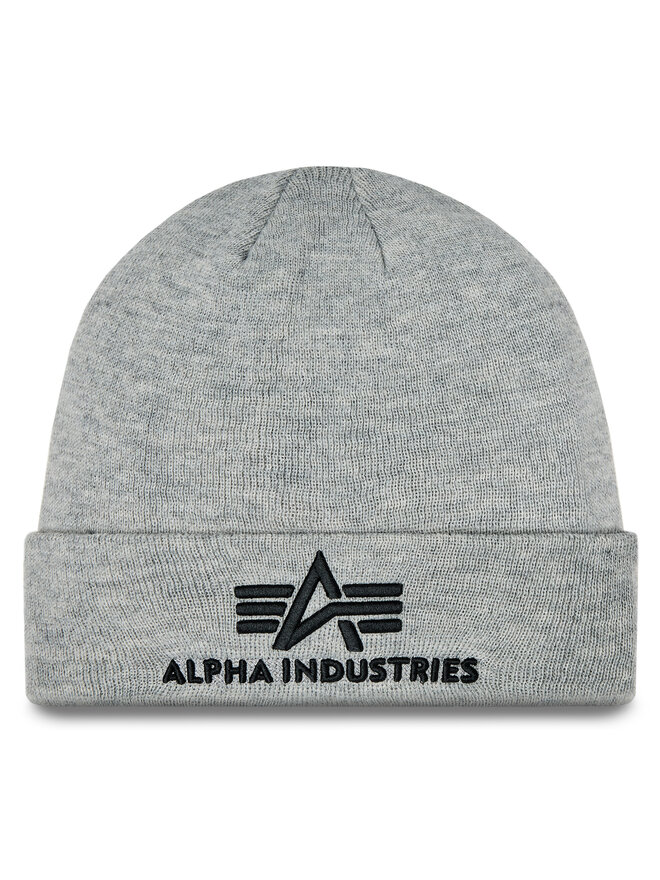 

Зимняя шапка Alpha Industries 3D Beanie 168910, серый