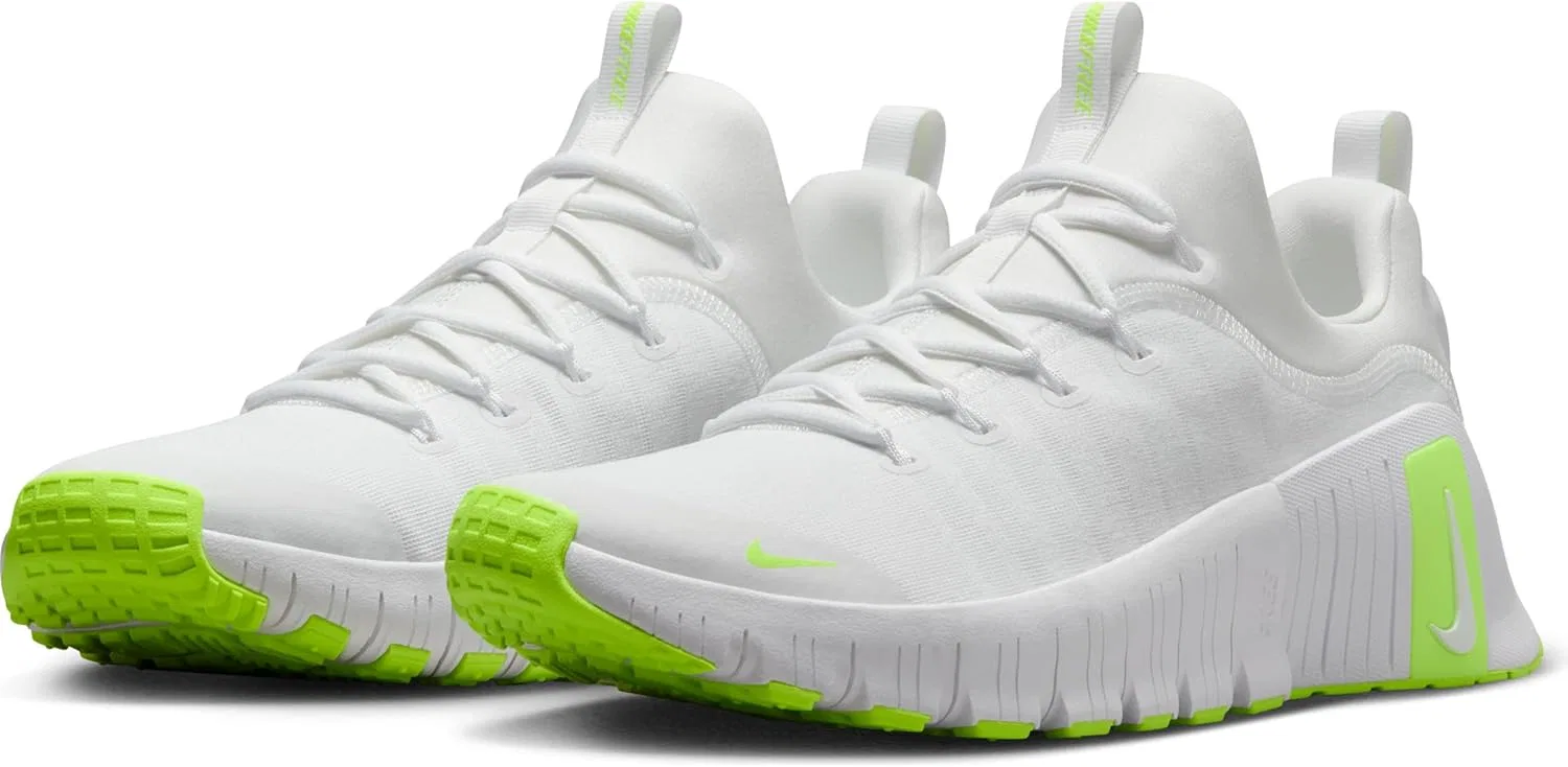 Кроссовки для фитнеса Nike белые/белые/вольт — фото 2
