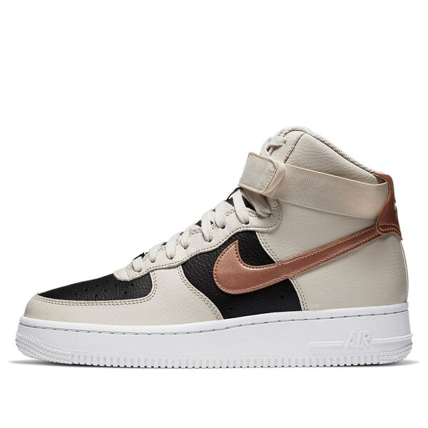 Кроссовки air force 1 высокие Nike, коричневый