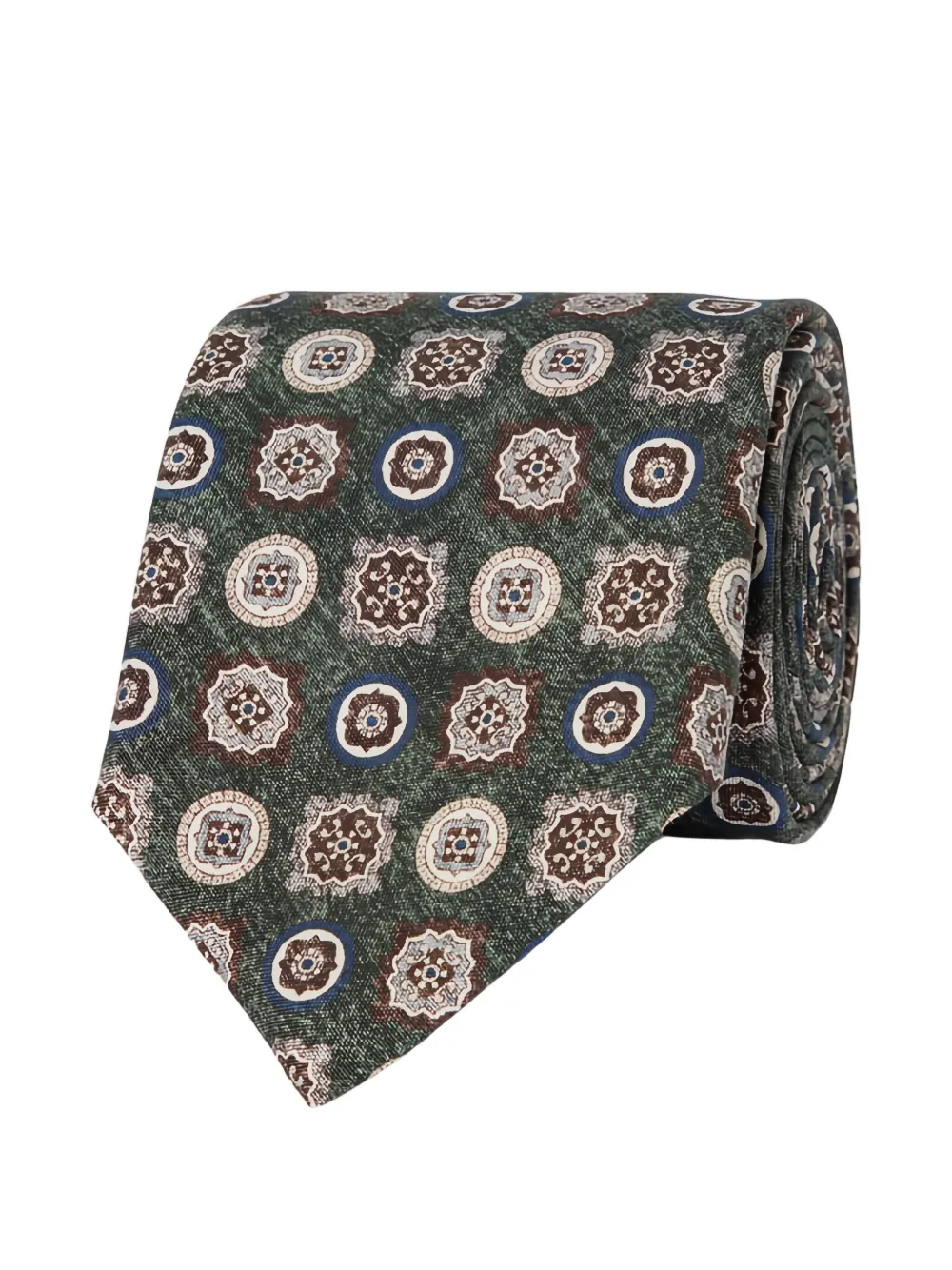 

Галстук с узором Ascot, зеленый