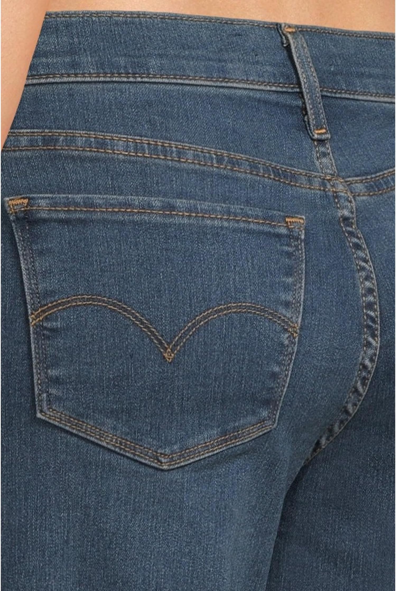Джинсы Levi's Womens 318 Shaping Wide Leg, цвет Clever Girl — фото 4