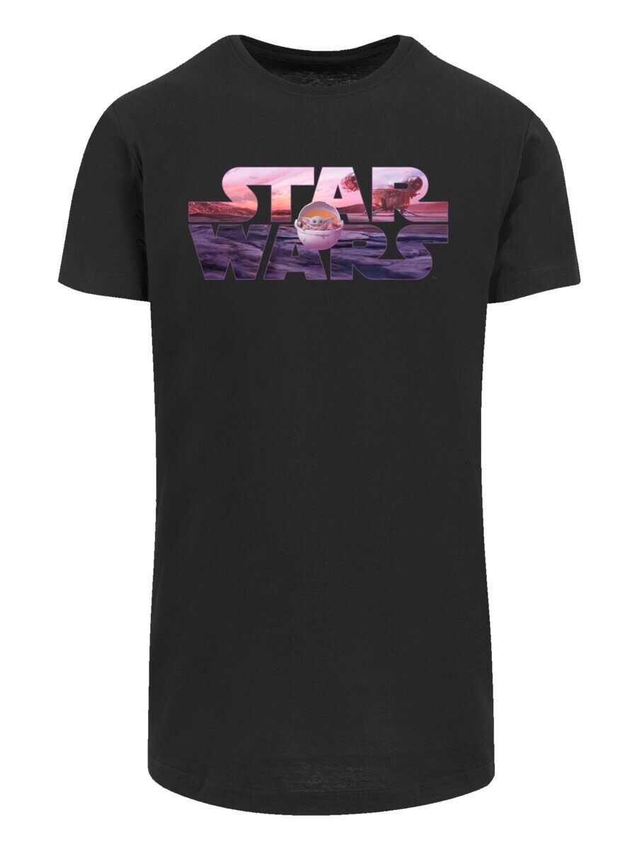 

Футболка F4Nt4Stic STAR WARS THE MANDALORIAN CHILD RIDE THE SKY, черный