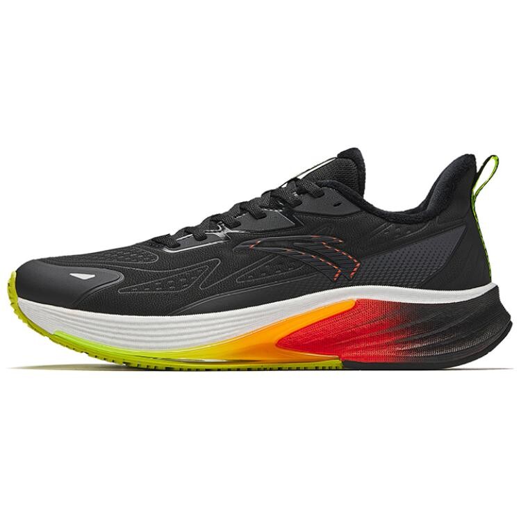 

Кроссовки мужские с низким верхом Basic Black/Neon Green/Orange Anta, Черный, Кроссовки мужские с низким верхом Basic Black/Neon Green/Orange Anta