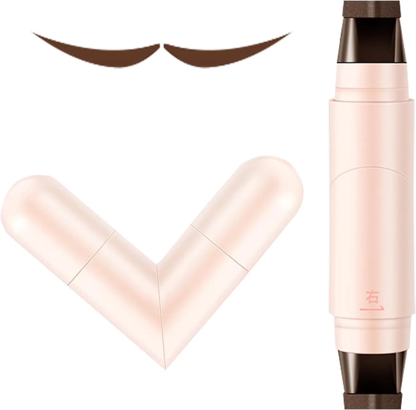 Подводка для глаз штамп Eyeliner Stamp коричневая