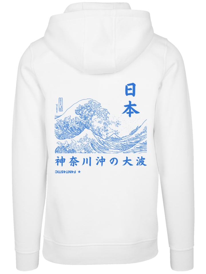 

Толстовка Kanagawa Wave Japan белого цвета F4NT4STIC