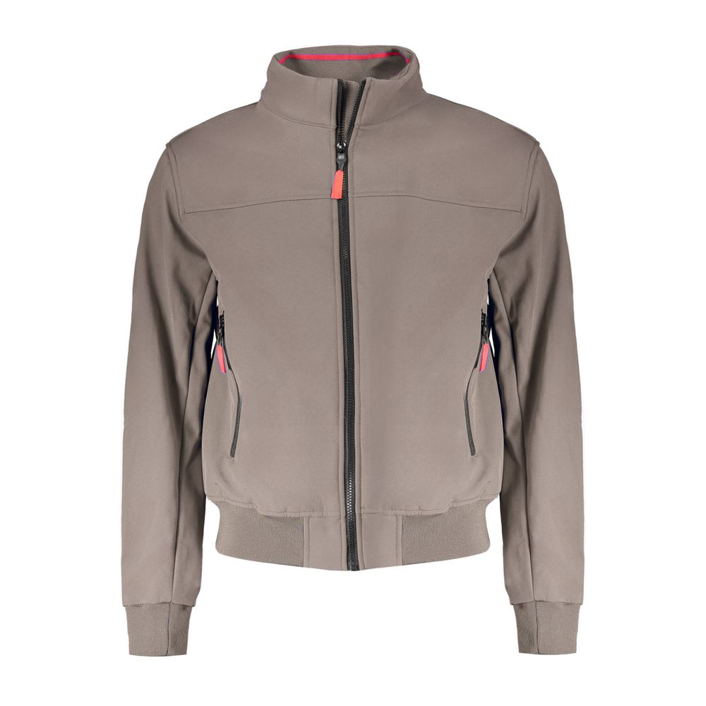 

Коричневая мужская куртка из полиэстера Geographical Norway