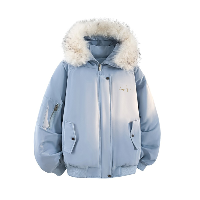 

Пуховик Unisex Hooded Thickened HUANQIU, moonсветло-синий