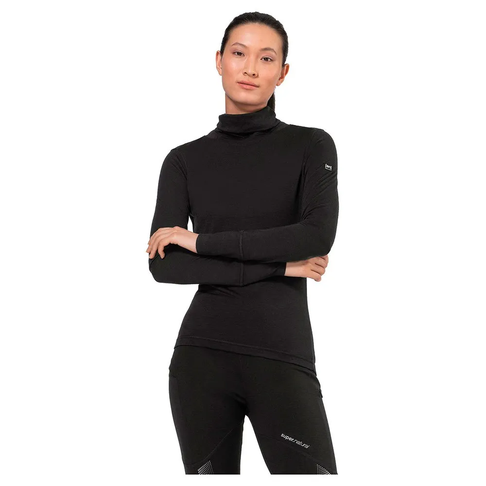 

Футболка Super.natural Skiing Roll Neck long sleeve, черный