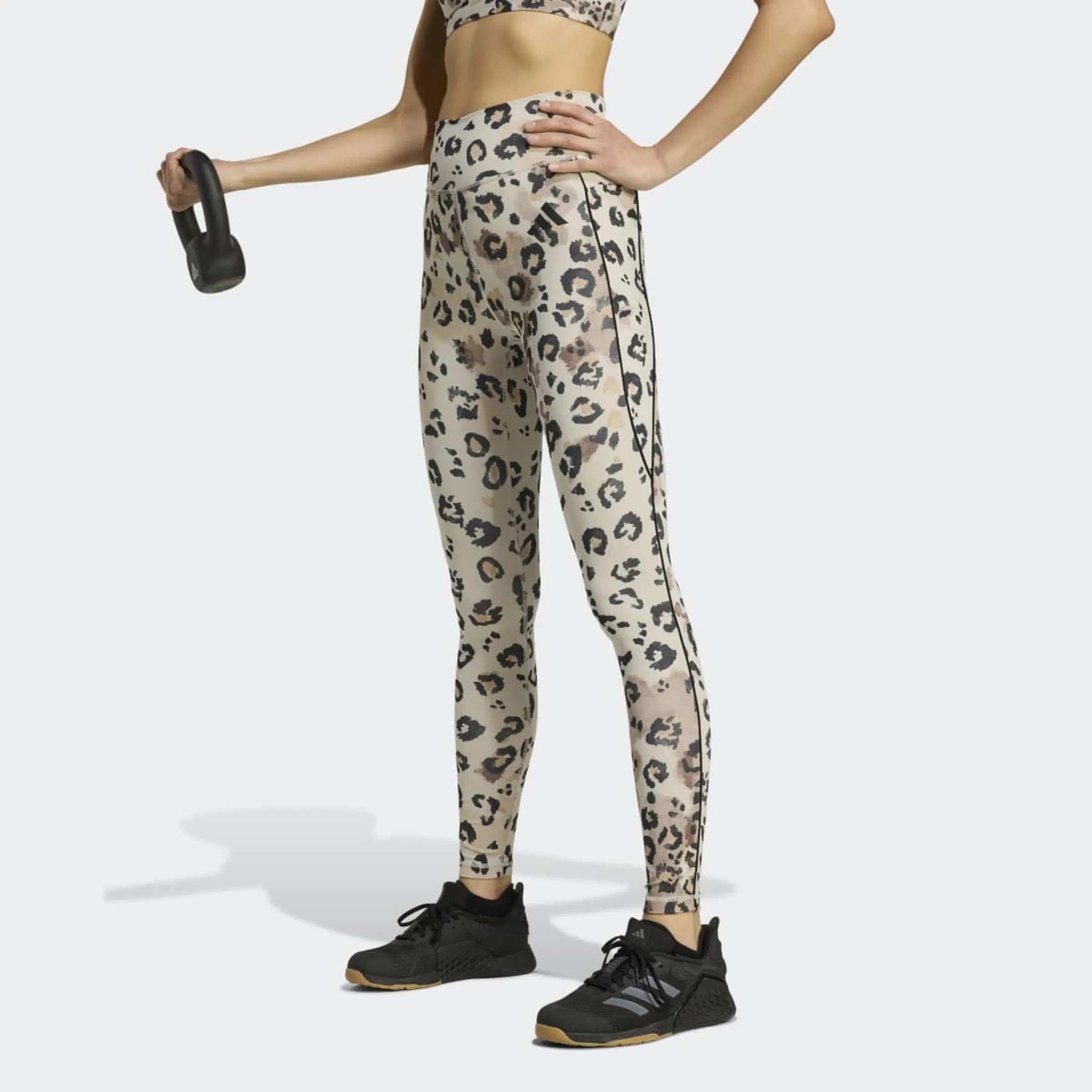 

Женские леггинсы Optime Essentials Full Length Adidas, серый