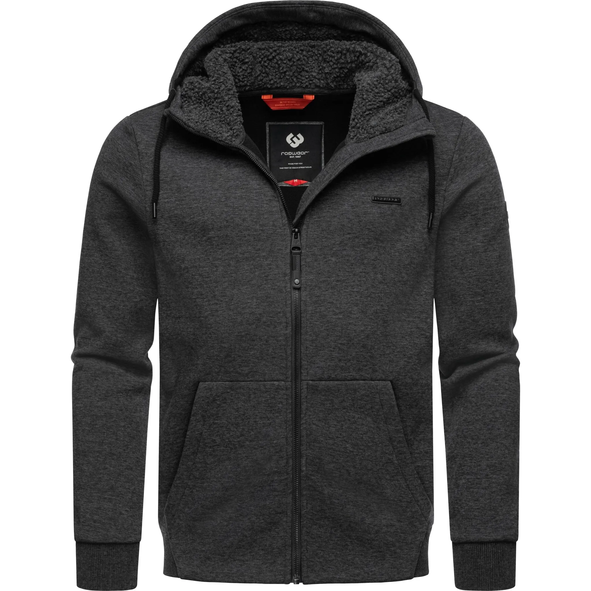 

Толстовка с капюшоном Ragwear "Fabbian", мужская базовая толстовка с уютным капюшоном, серый