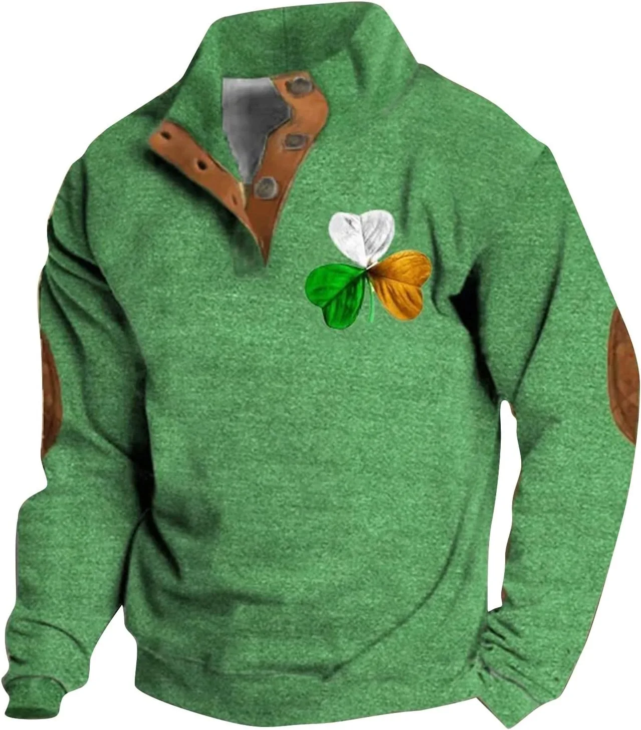 

Мужская рубашка из вельвета Henry с отложным воротником и четвертной застежкой