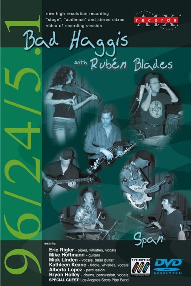 

Диск DVD Bad Haggis With Ruben Blades-S