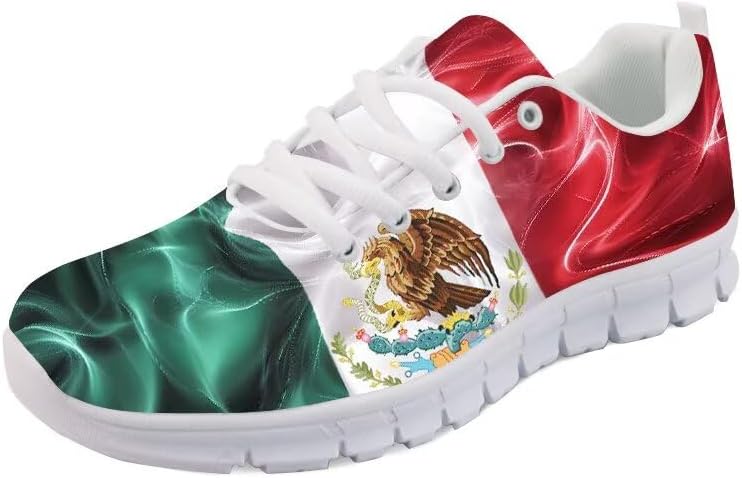 

Кроссовки Forchrinse Mexico Splash Ink унисекс, национальные прогулочные теннисные кроссовки для женщин и мужчин, легкие кроссовки для фестиваля, Mexico Flag Eagle