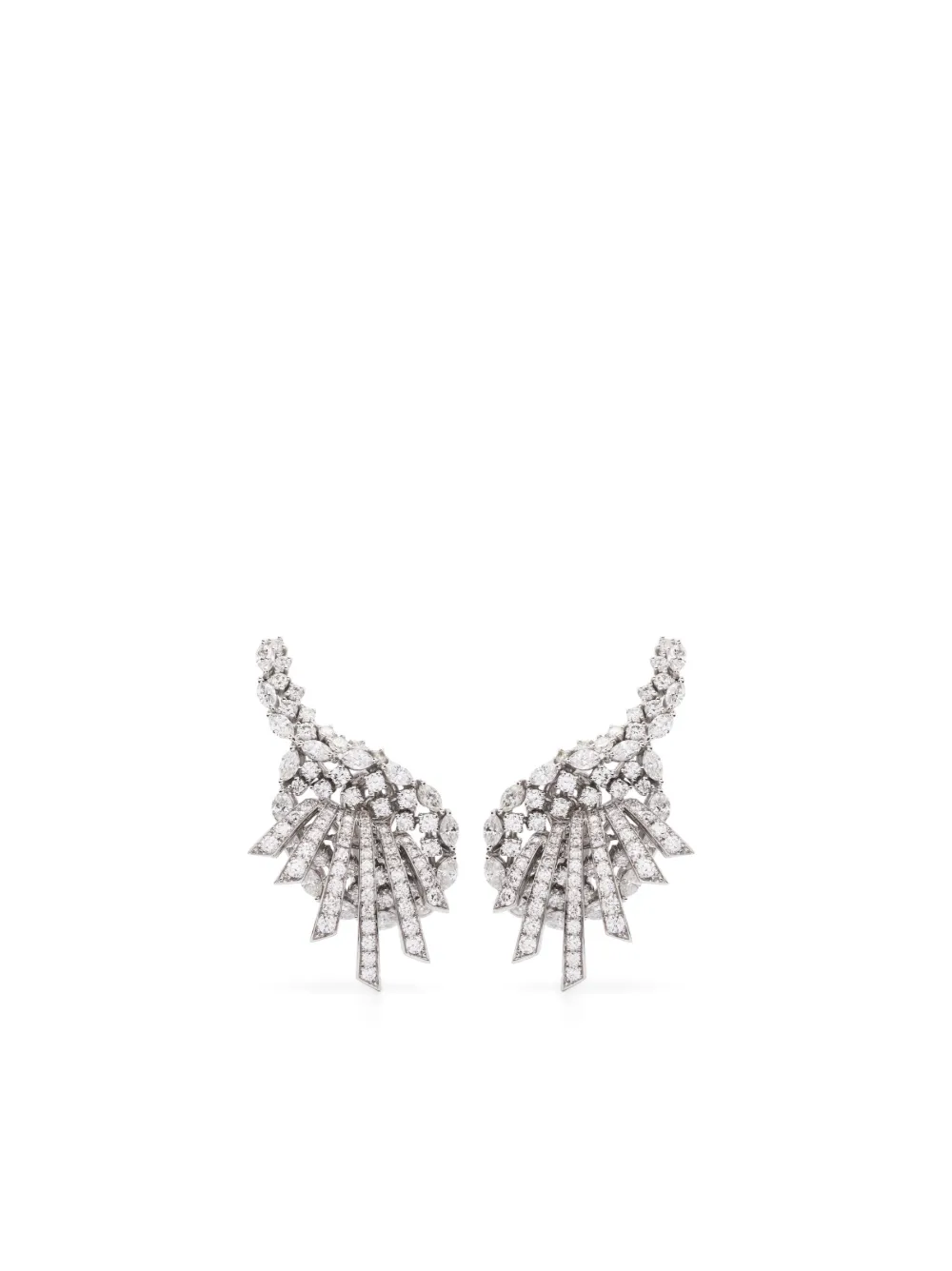 

Серьги Y-Couture из белого золота с бриллиантами Yeprem, серебряный