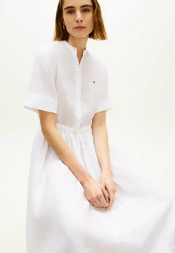 Платье-Рубашка Tommy Hilfiger, Optic White — фото 4