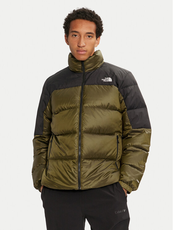 

Пуховик стандартного кроя The North Face, зеленый