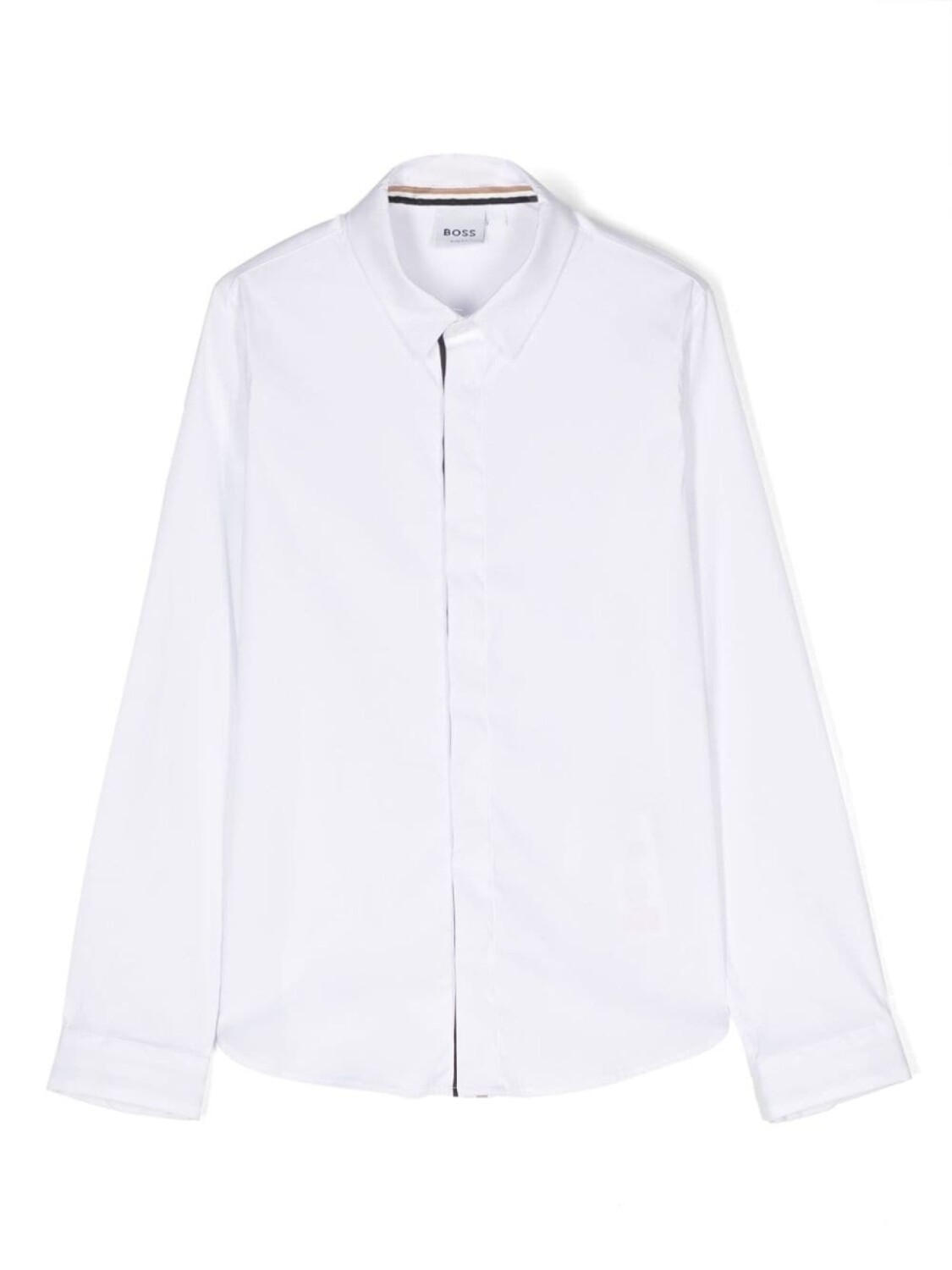 

BOSS Kidswear рубашка с длинными рукавами, белый